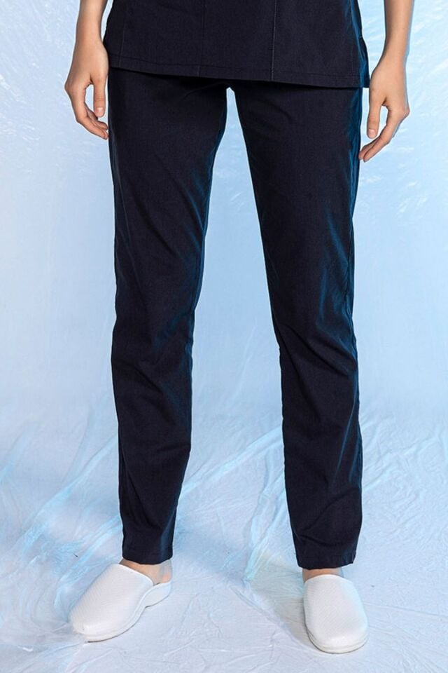 Lacivert Özel Veteriner Pantolonu Tüy Tutmaz Sıvı İtici Unisex