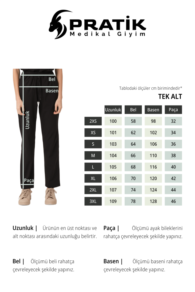 Siyah Özel Veteriner Pantolonu Tüy Tutmaz Sıvı İtici Unisex