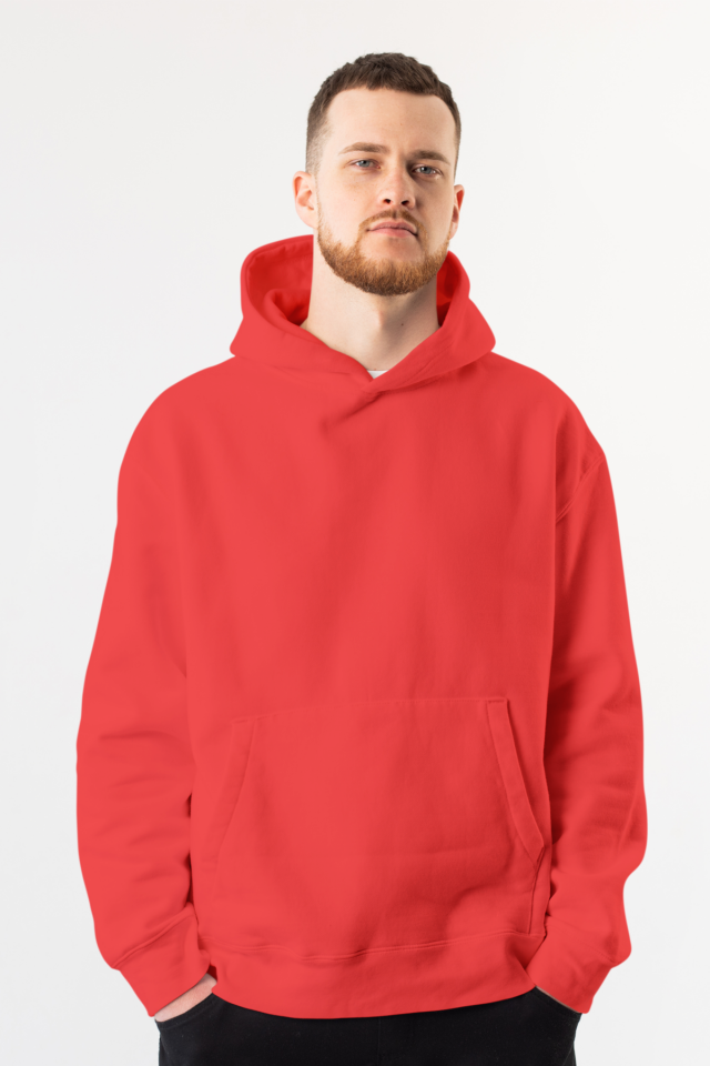 Paramedic - Kapüşonlu Sweatshirt Kırmızı Unisex