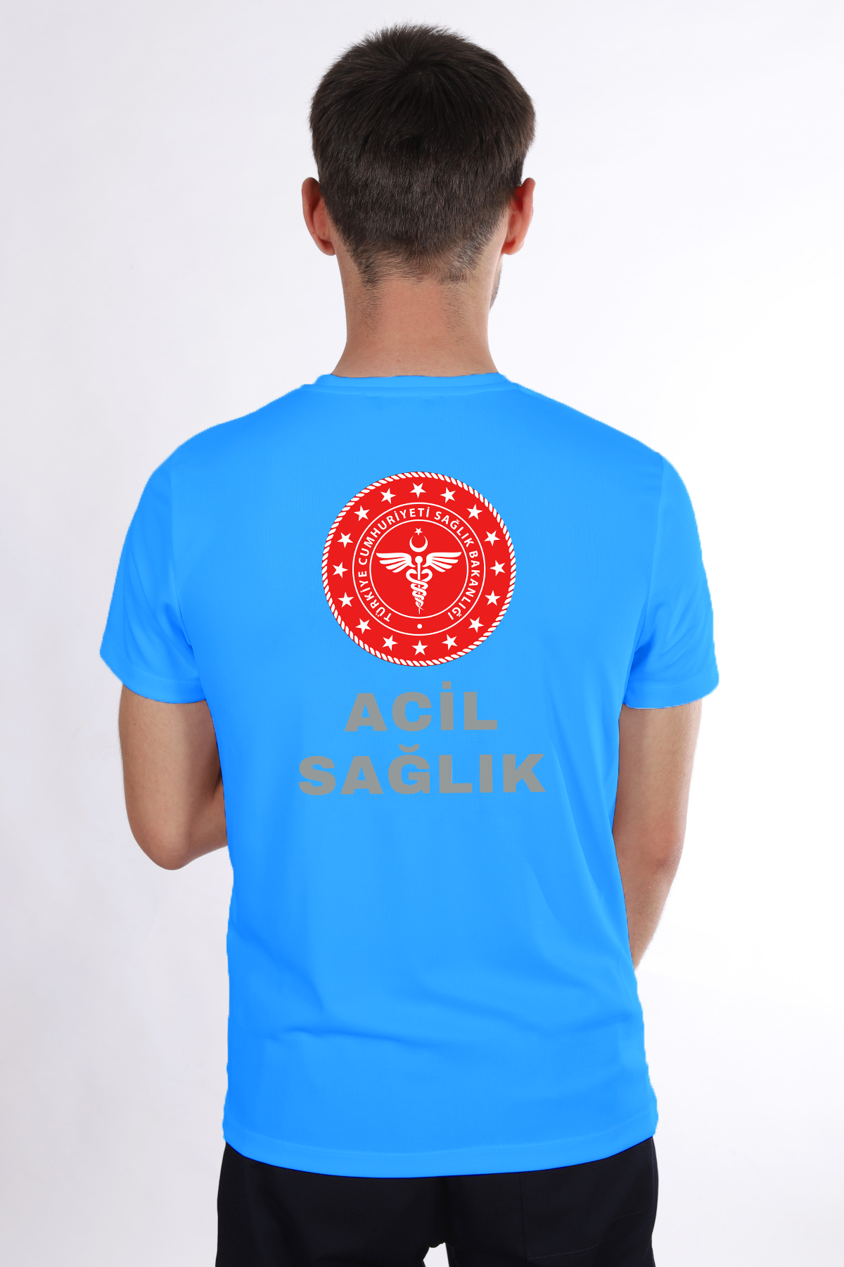 Turkuaz 112 Acil Sağlık Dry Touch Bisiklet Yaka Tişört Unisex
