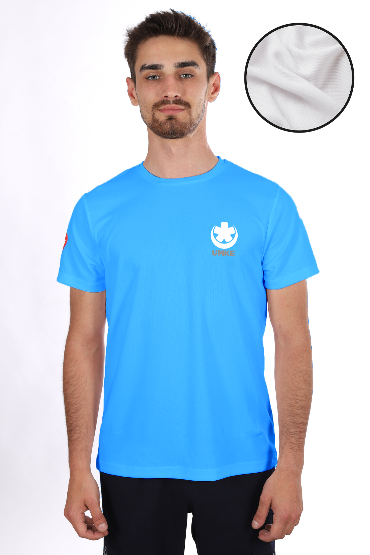 Turkuaz UMKE Dry Touch Bisiklet Yaka Tişört Unisex