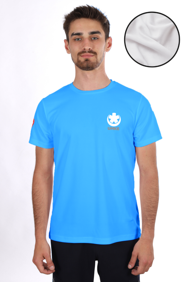 Turkuaz UMKE Dry Touch Bisiklet Yaka Tişört Unisex
