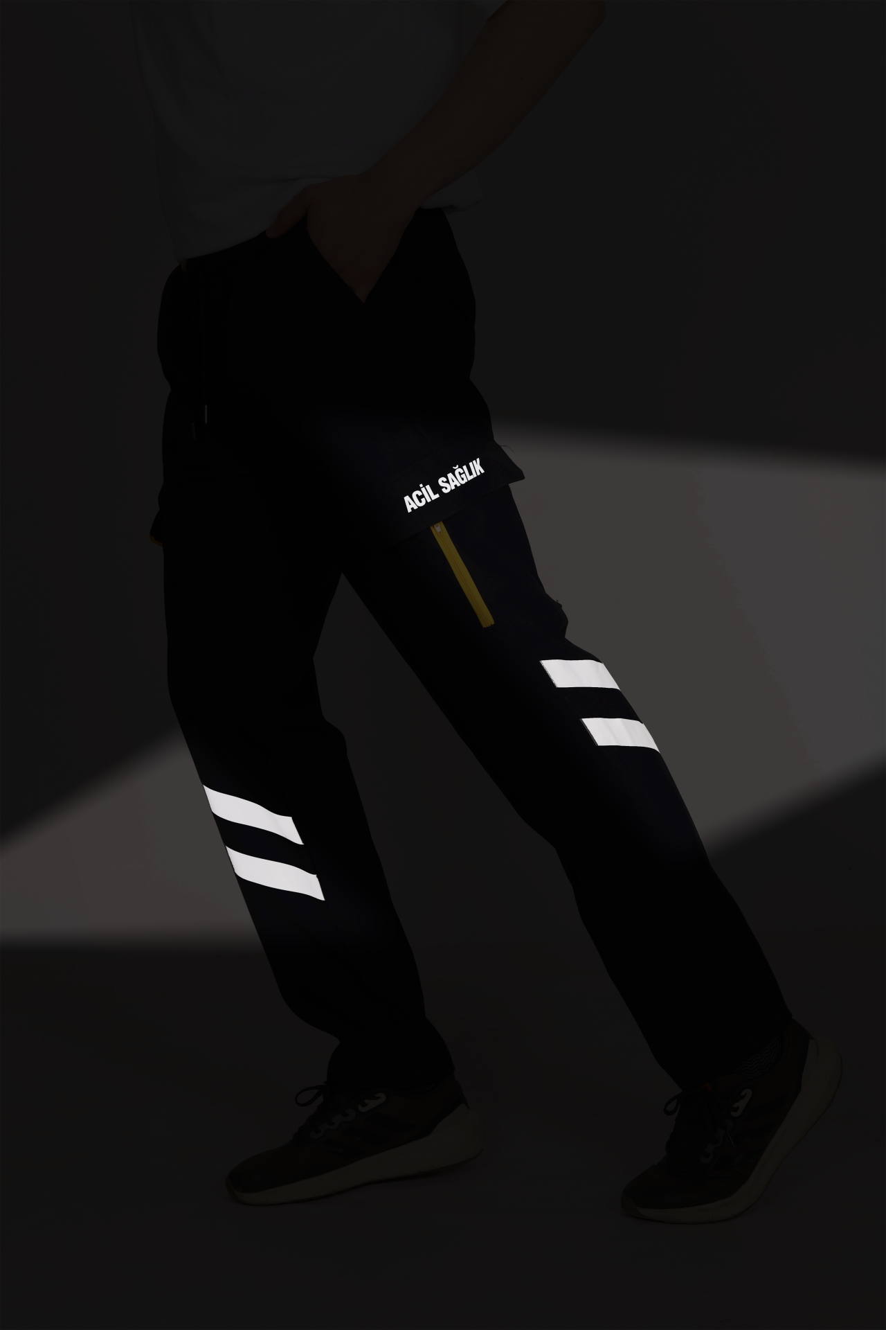 Kışlık Lacivert Likralı 112 Acil Sağlık Pantolonu Unisex