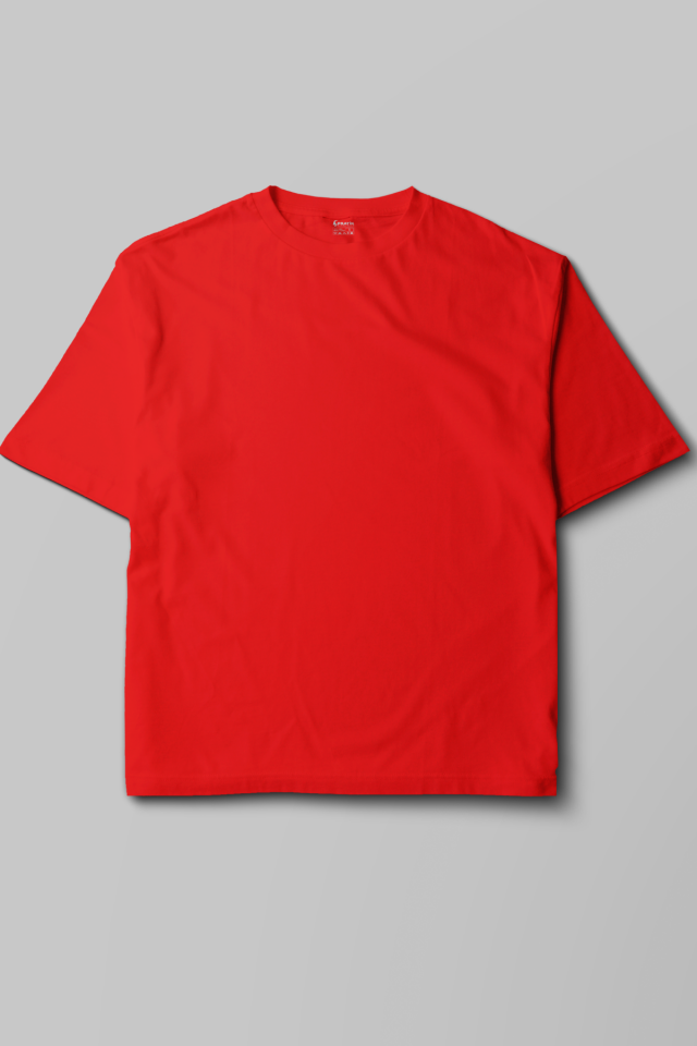 Surgeon - Oversize T-Shirt Kırmızı Unisex