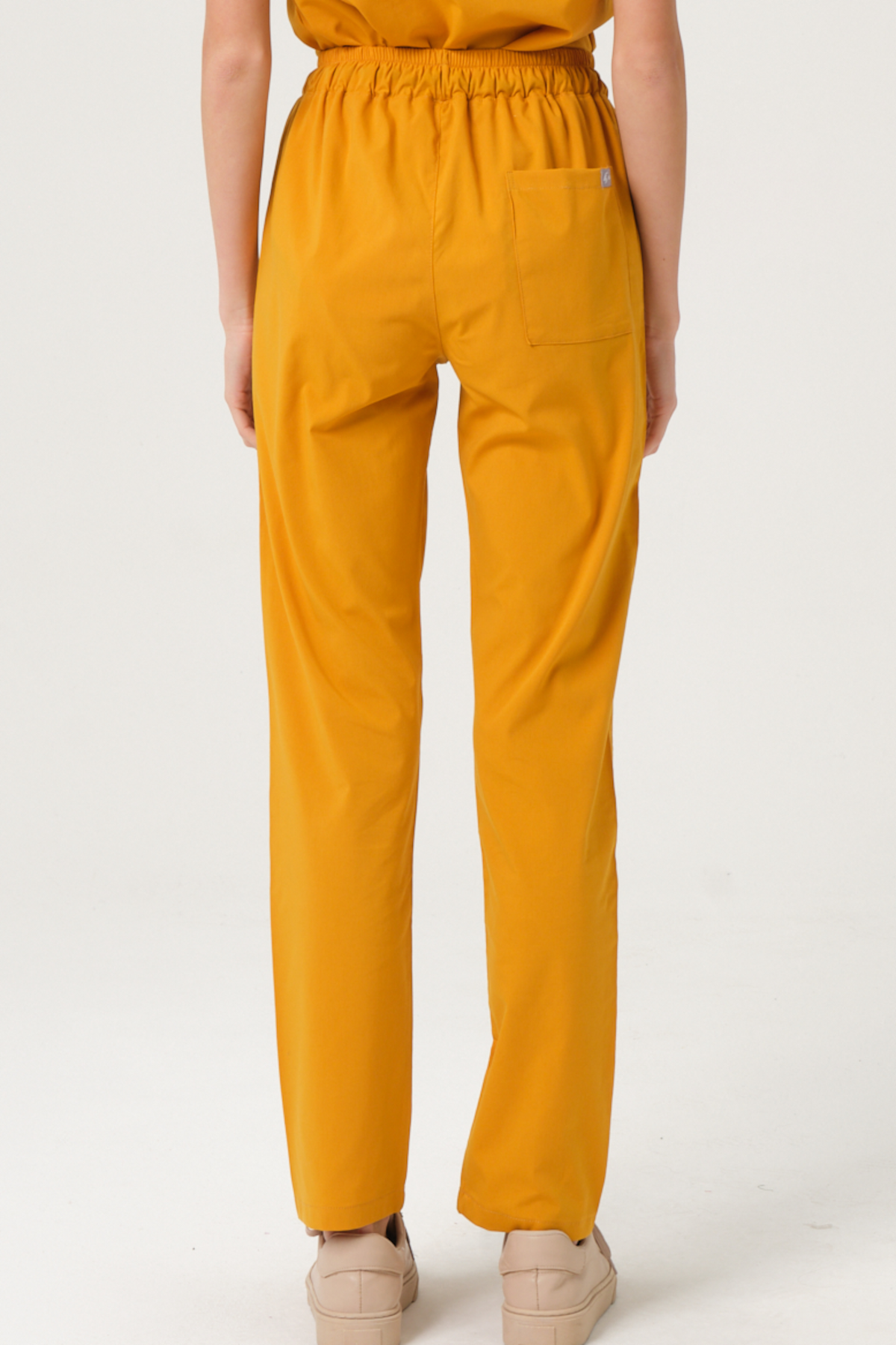 Hardal Likralı Tek Alt Doktor Hemşire Forması Unisex