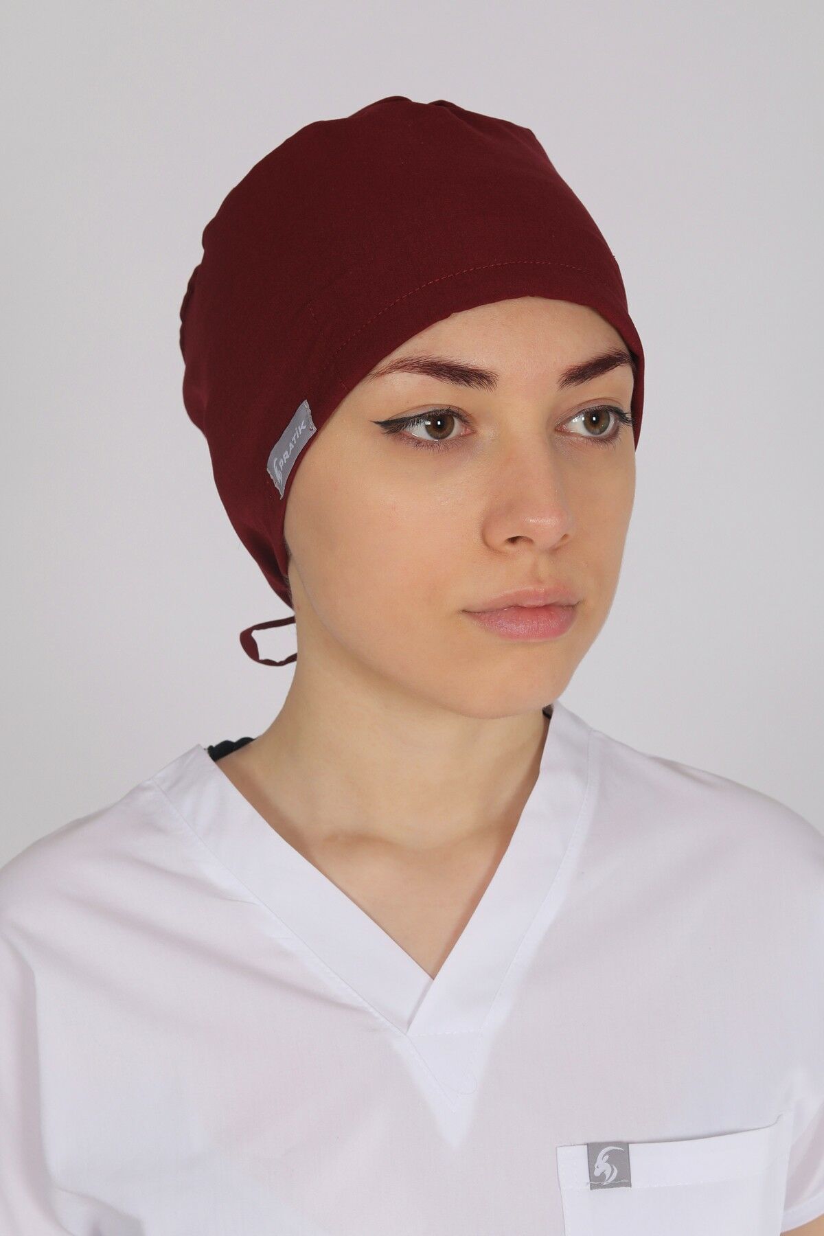 Bordo Likralı Cerrahi Bone