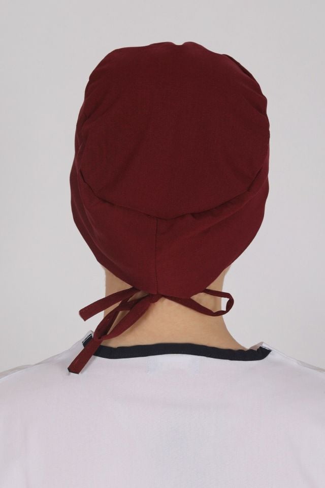 Bordo Likralı Cerrahi Bone