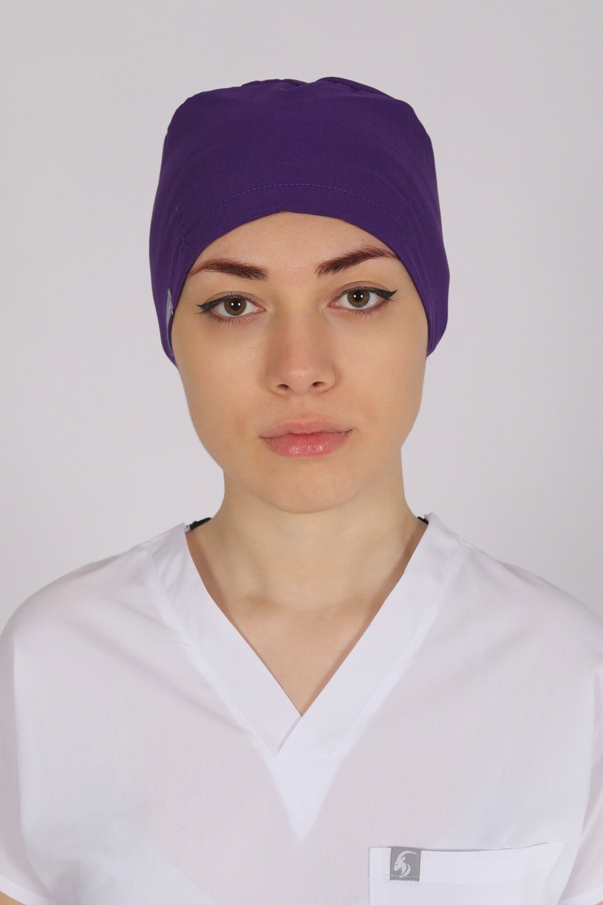 Mor Likralı Cerrahi Bone