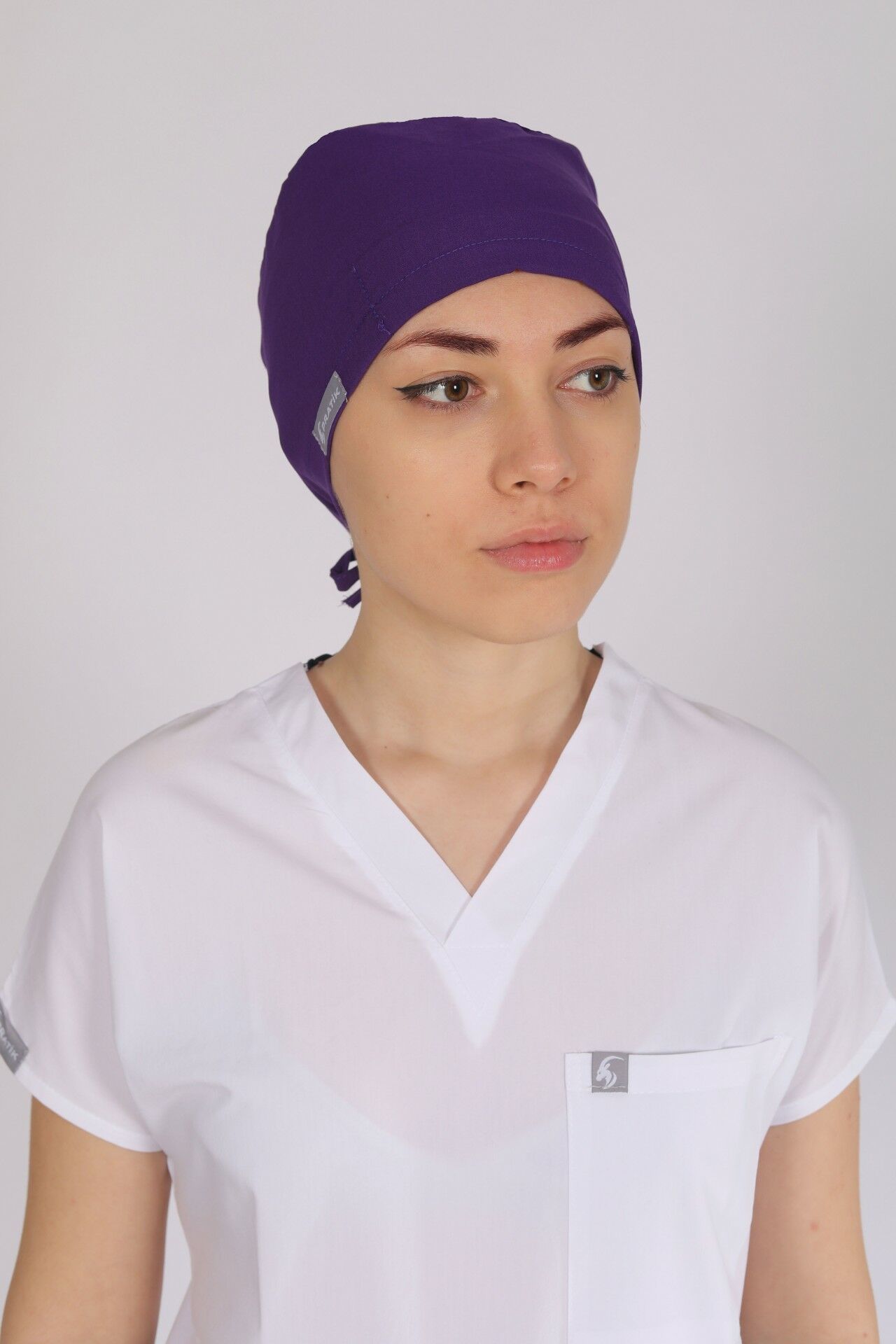 Mor Likralı Cerrahi Bone