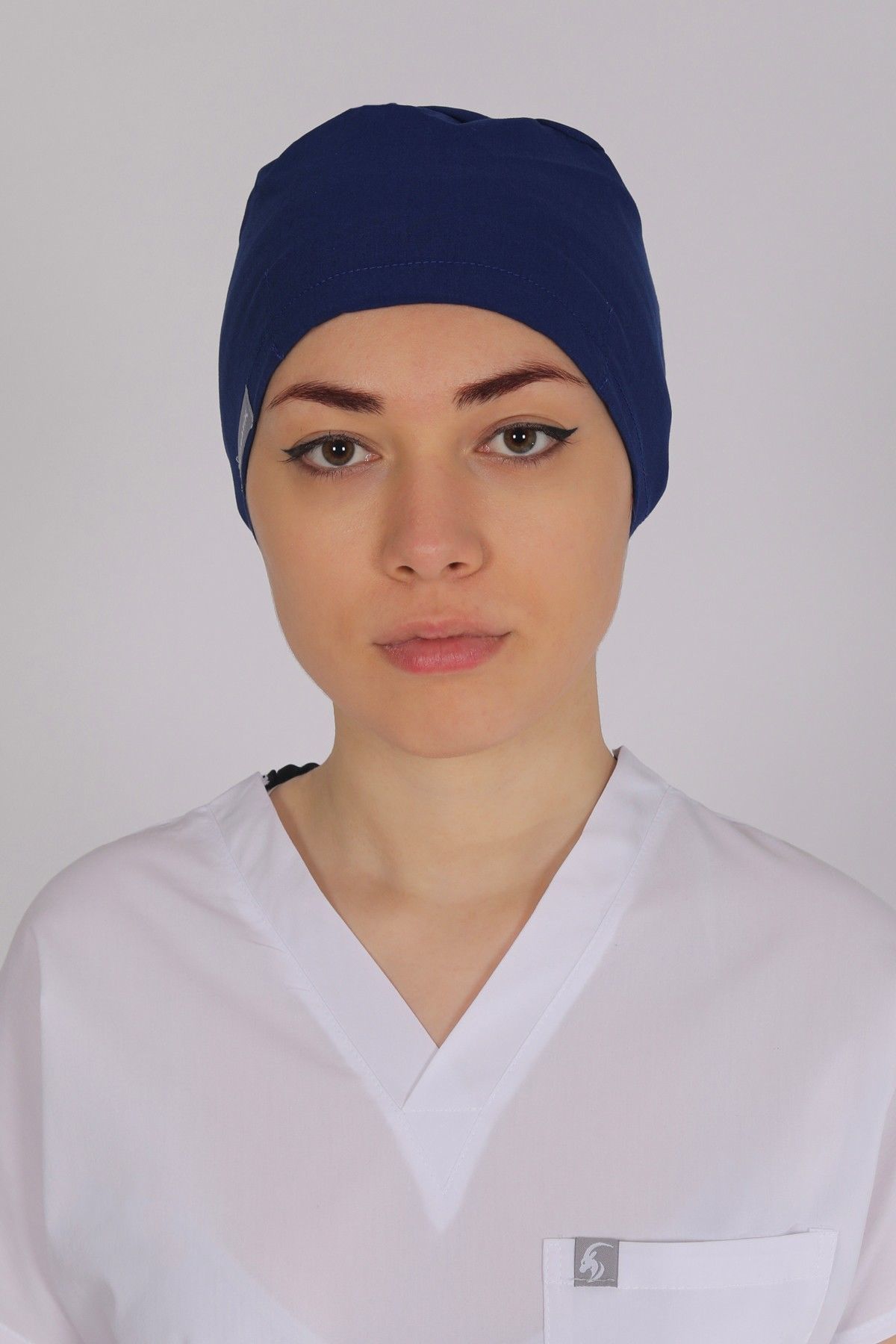 Saks Mavi Likralı Cerrahi Bone