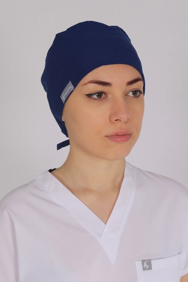 Saks Mavi Likralı Cerrahi Bone