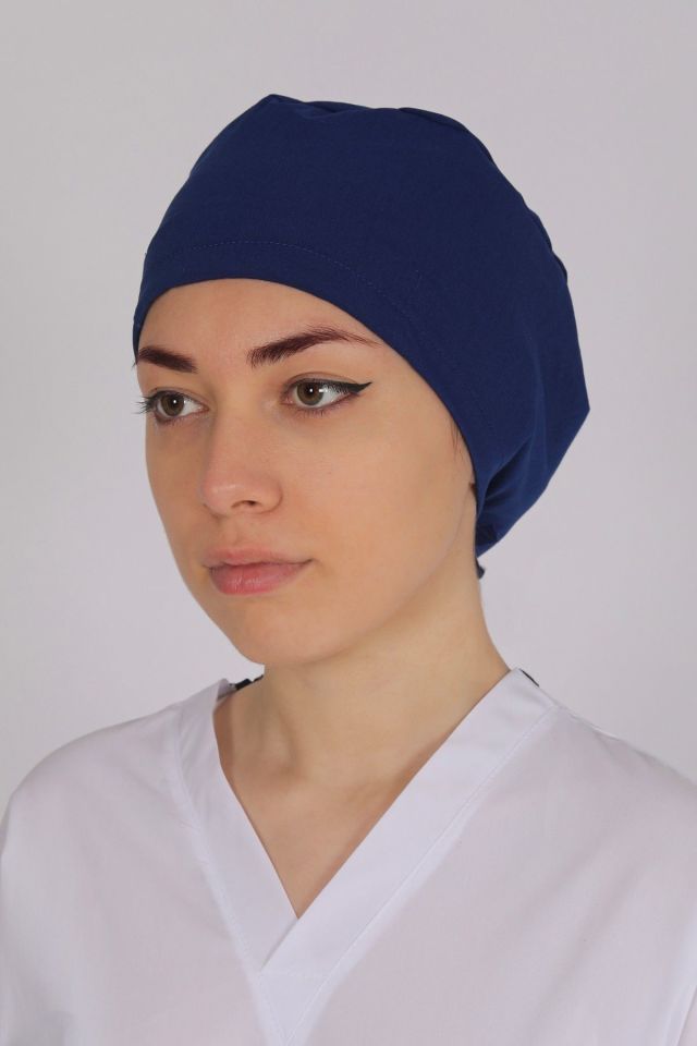 Saks Mavi Likralı Cerrahi Bone