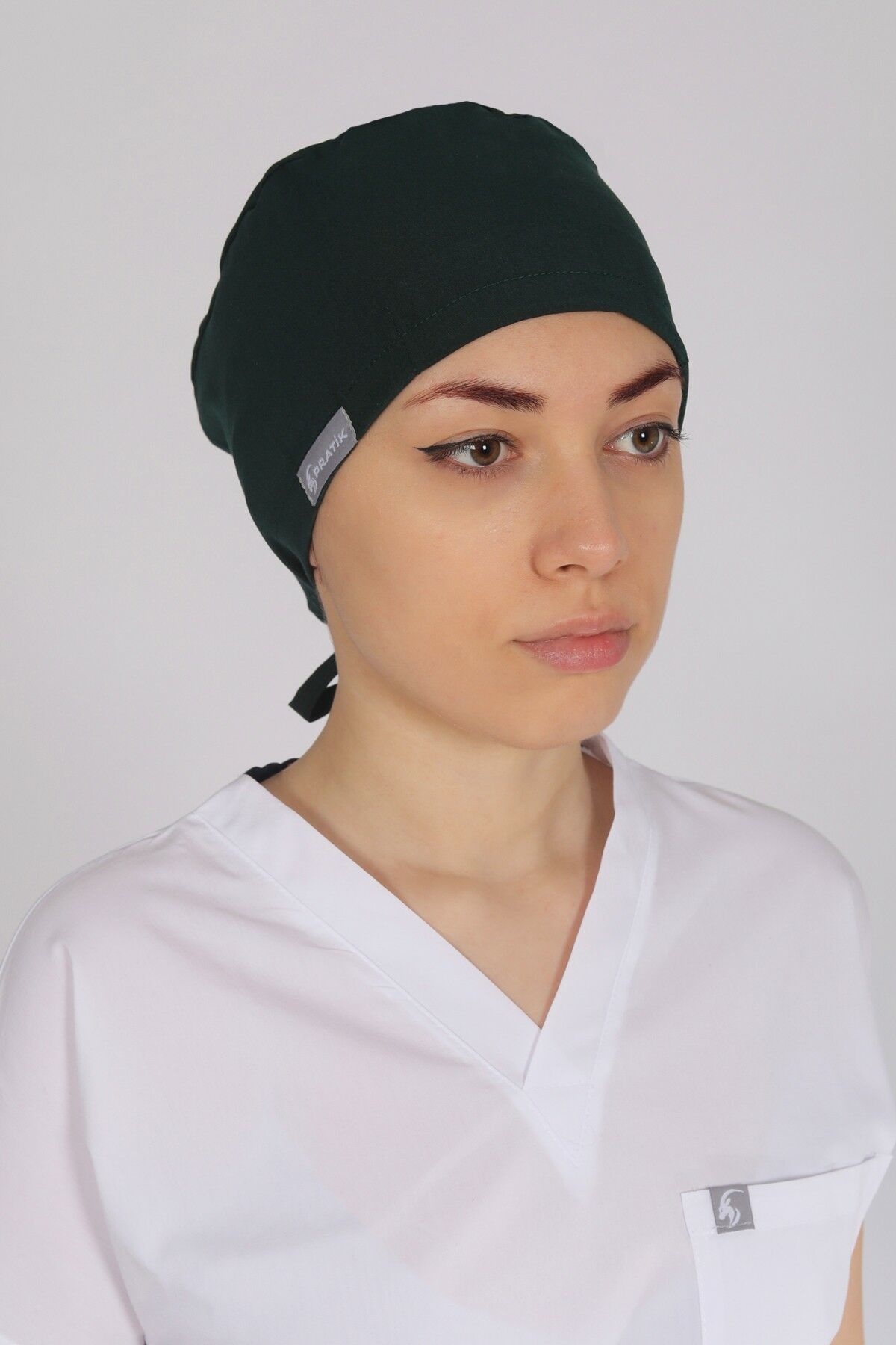 Ördek Yeşili Likralı Cerrahi Bone