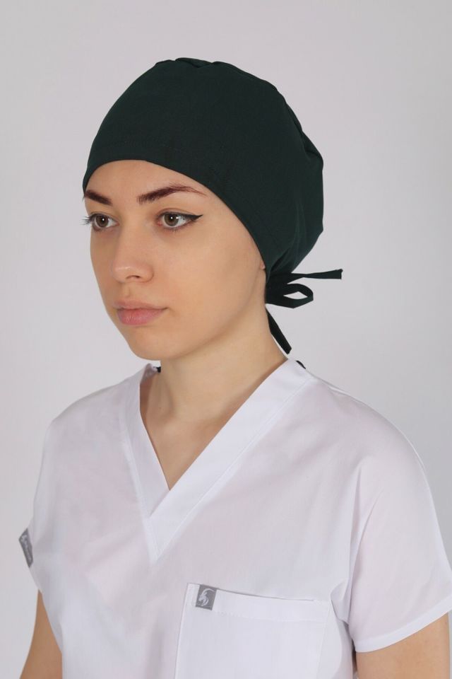 Ördek Yeşili Likralı Cerrahi Bone