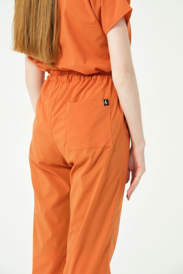 Somon Likralı Jogger Paça Doktor Hemşire Forması Tek Alt Unisex