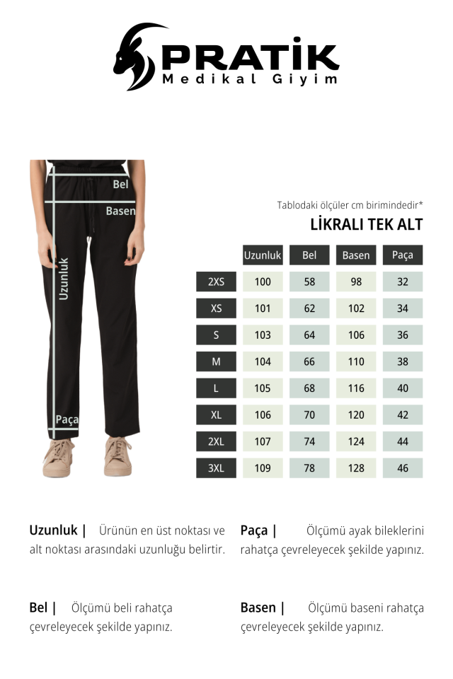 Bordo Likralı Tek Alt Doktor Hemşire Forması