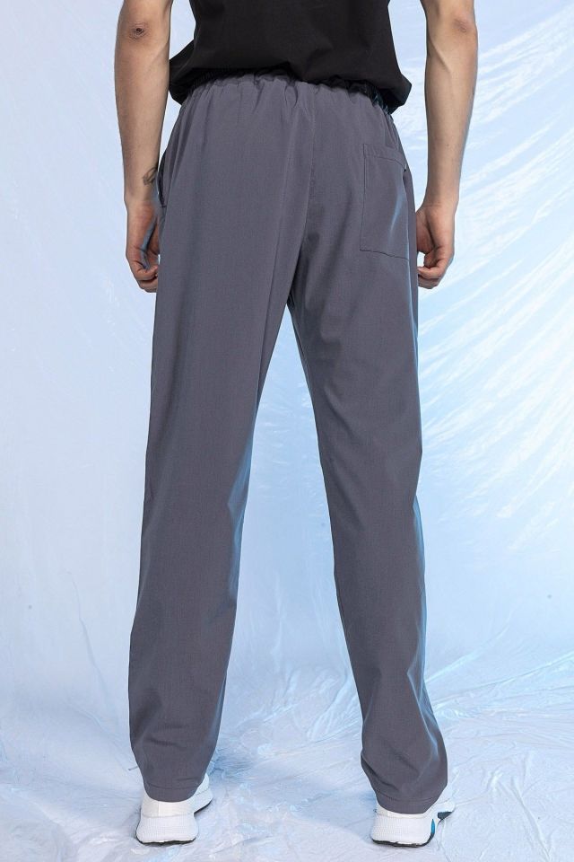 Füme Likralı Tek Alt Doktor Hemşire Forması L