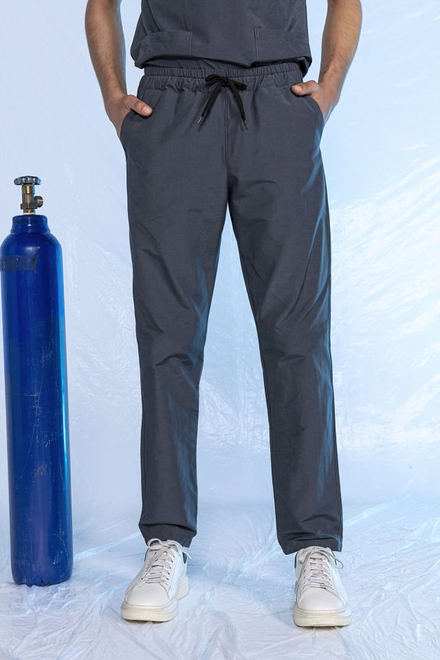 Füme Özel Veteriner Forması Tüy Tutmaz Sıvı İtici Scrubs Takım Unisex