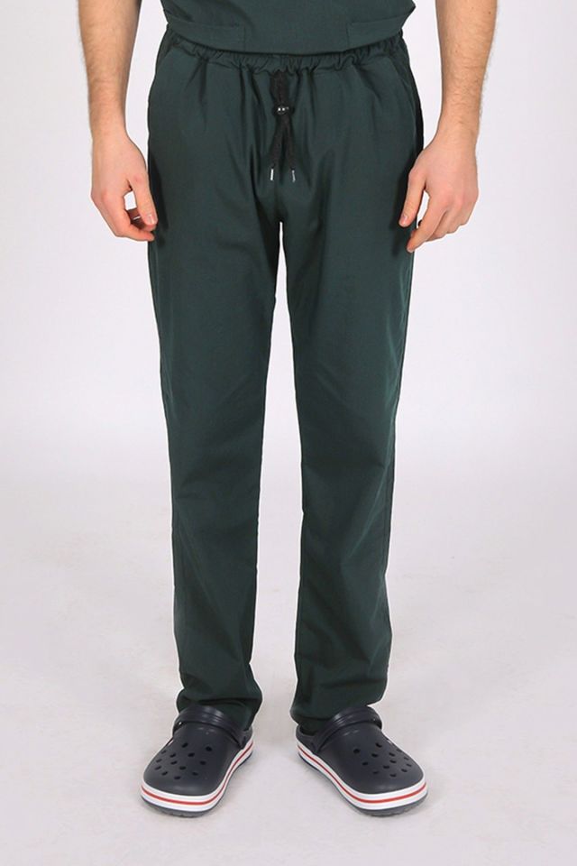 Ördek Yeşil Likralı Tek Alt Doktor Hemşire Forması XXL