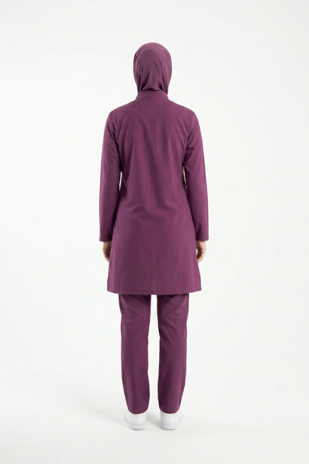 Byzantium Likralı Tesettür Scrubs Doktor Hemşire Forması Takım