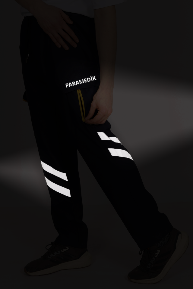 Lacivert Likralı Paramedik Pantolonu Unisex M
