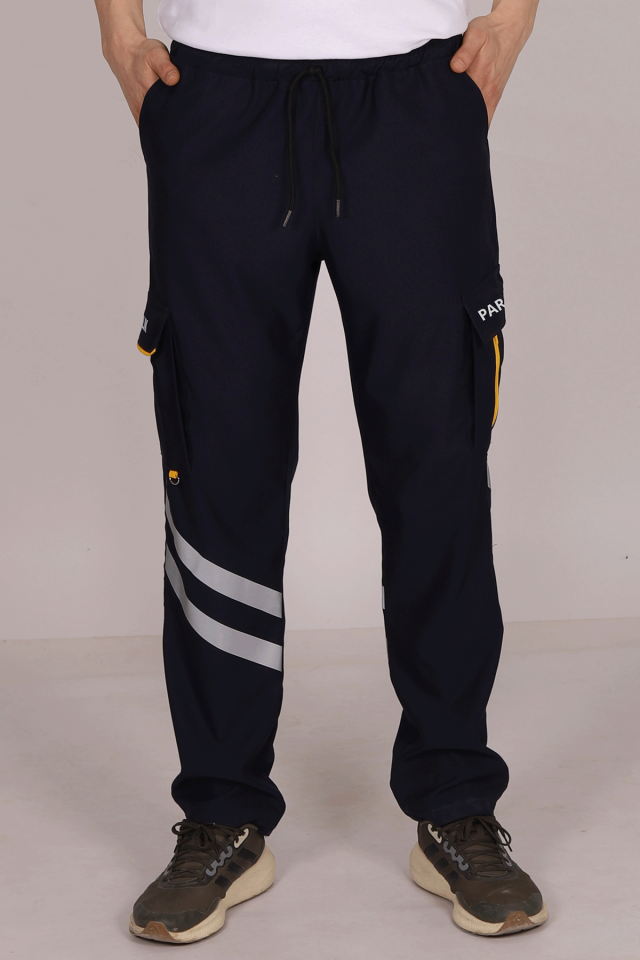 Lacivert Likralı Paramedik Pantolonu Unisex