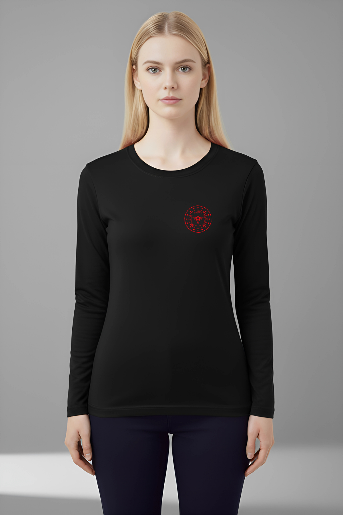 Siyah 112 Acil Sağlık Mevsimlik Kazak Unisex