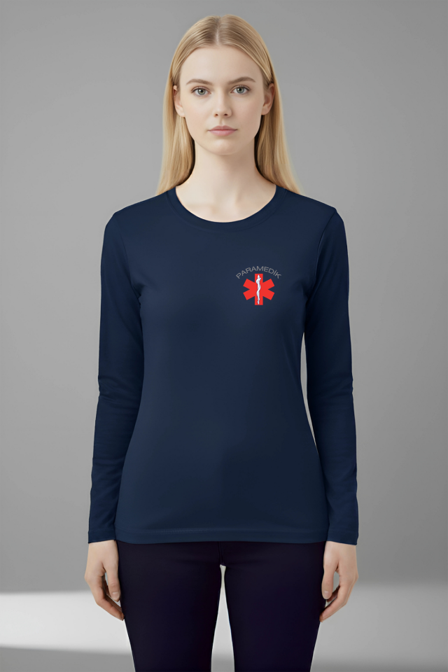 Lacivert Paramedik Mevsimlik Kazak Unisex