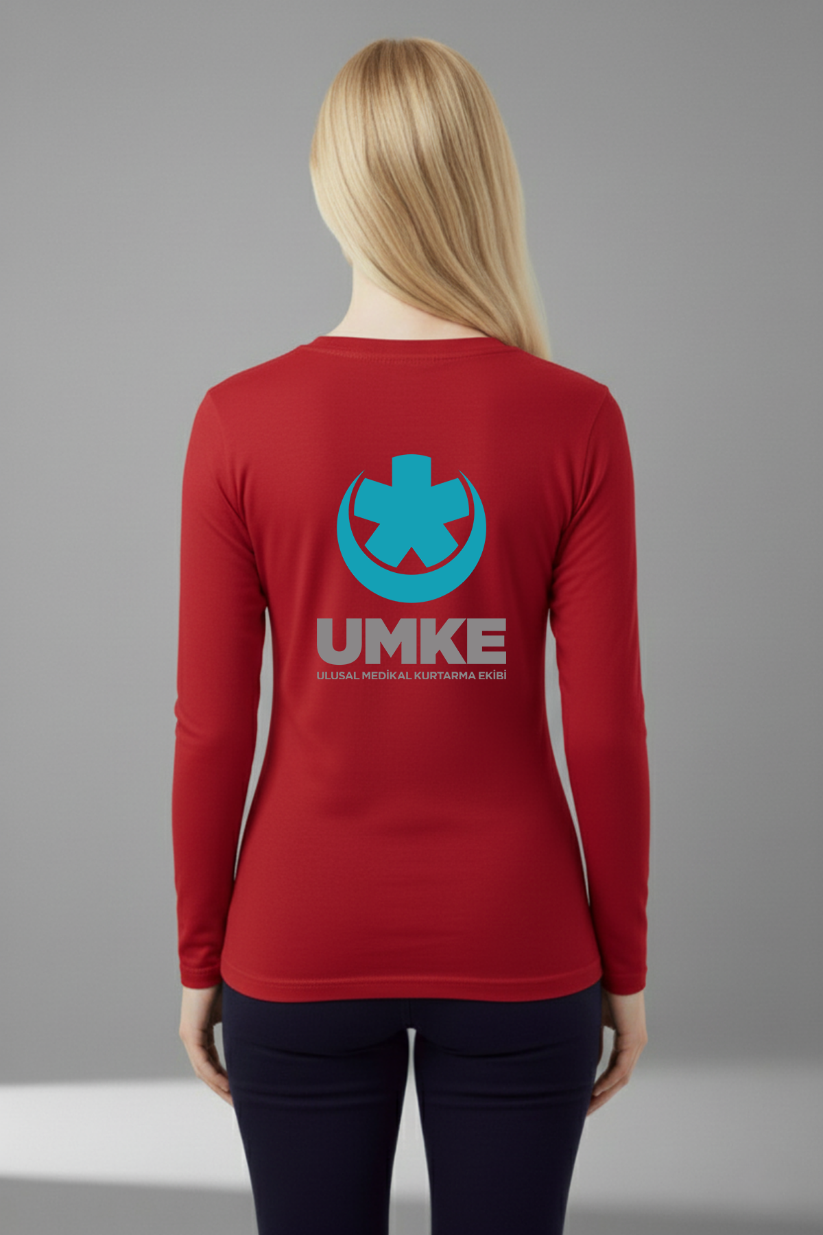 Kırmızı UMKE Mevsimlik Kazak Unisex