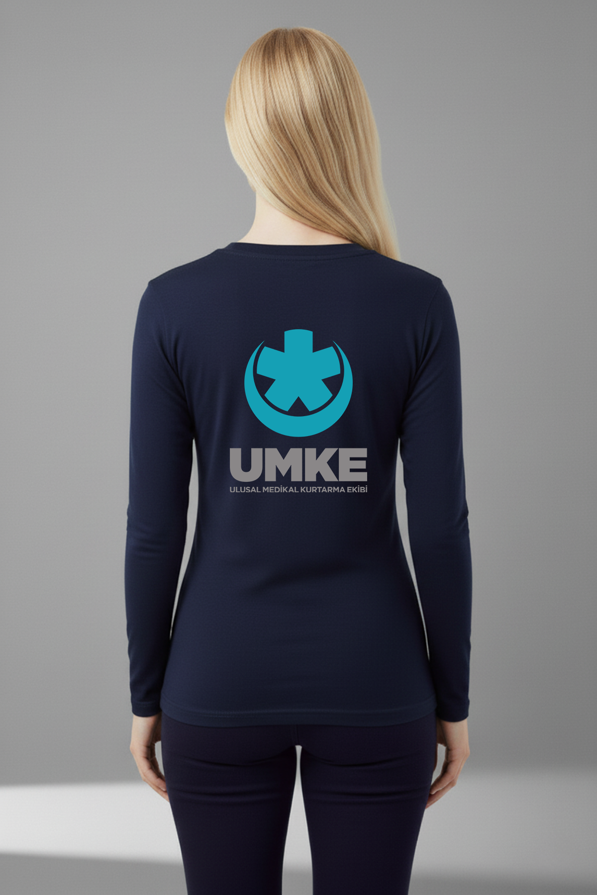 Lacivert UMKE Mevsimlik Kazak Unisex