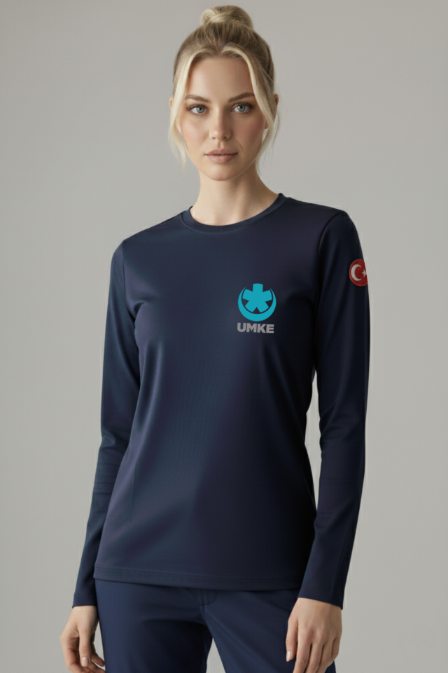 Lacivert UMKE Mevsimlik Kazak Unisex