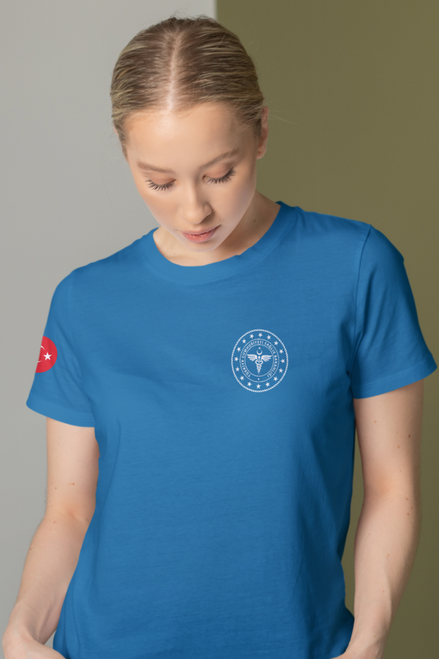 Turkuaz 112 Acil Sağlık Bisiklet Yaka Tişört Unisex L