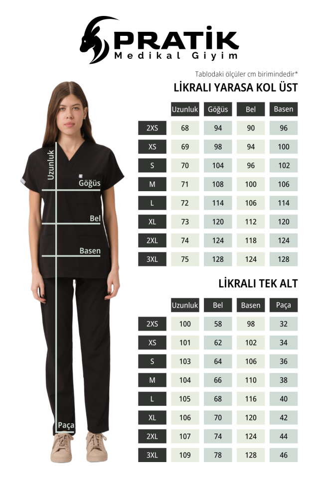 Bordo Likralı Scrubs Doktor Hemşire Forması Yarasa Kol Takım